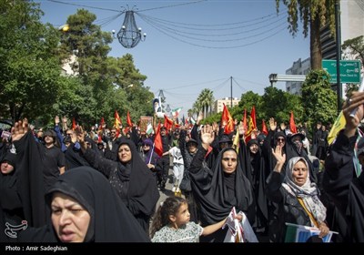 راهپیمایی جاماندگان اربعین حسینی در شیراز