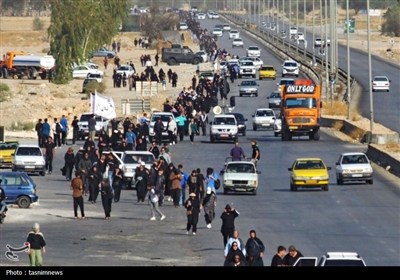 راهپیمایی باشکوه جاماندگان اربعین در کهگیلویه و بویراحمد
