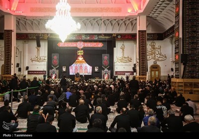 اربعین در حرم بانوی کرامت