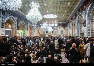 اربعین در حرم بانوی کرامت