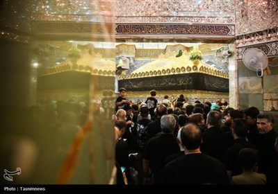 اربعین در حرم بانوی کرامت