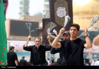 اربعین در حرم بانوی کرامت