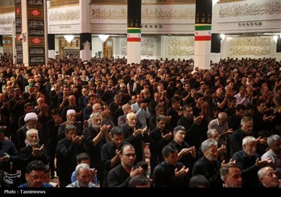 اربعین در حرم بانوی کرامت