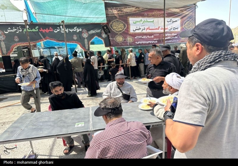 عشقی که گرمای طاقت فرسای عراق را بی‌اثر می‌کند+تصویر