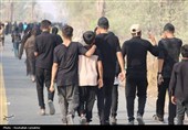 پیادهروی جاماندگان اربعین در بندرعباس؛ دلها راهی بینالحرمین شد