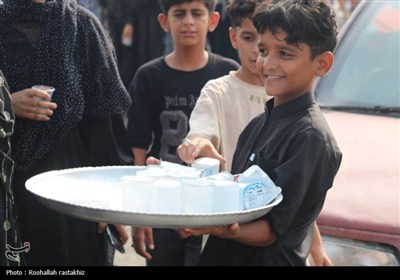 پیاده‌ روی جاماندگان اربعین در بخش توکهور میناب
