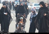 پیاده روی جاماندگان اربعین در بخش توکهور میناب