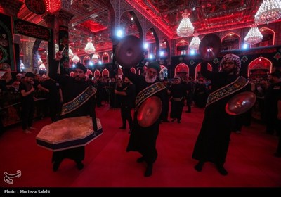 عزاداری هیات ها در کربلای معلی در آستانه اربعین حسینی(ع)
