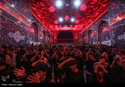 عزاداری هیات ها در کربلای معلی در آستانه اربعین حسینی(ع)