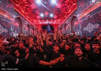 عزاداری هیات ها در کربلای معلی در آستانه اربعین حسینی(ع)