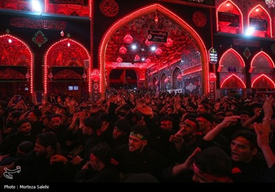 عزاداری هیات ها در کربلای معلی در آستانه اربعین حسینی(ع)