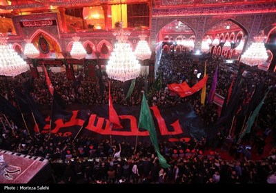 عزاداری هیات ها در کربلای معلی در آستانه اربعین حسینی(ع)