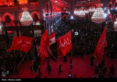 عزاداری هیات ها در کربلای معلی در آستانه اربعین حسینی(ع)