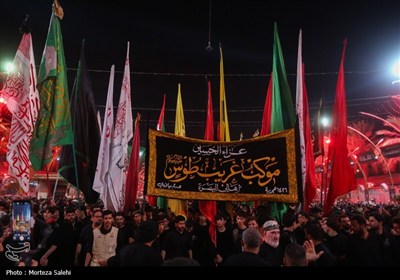 عزاداری هیات ها در کربلای معلی در آستانه اربعین حسینی(ع)