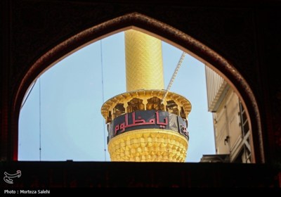 حرم مطهر امام حسین (ع) در شب اربعین