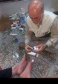 خدمت رسانی موکب درمانی حضرت ابوالفضل بسیج جامعه پزشکی لرستان در کربلا و نجف