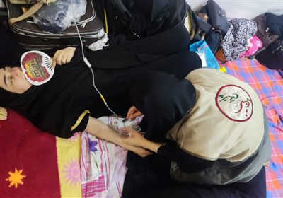 خدمت رسانی موکب درمانی حضرت ابوالفضل بسیج جامعه پزشکی لرستان در کربلا و نجف
