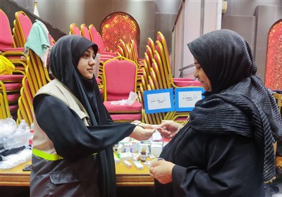 خدمت رسانی موکب درمانی حضرت ابوالفضل بسیج جامعه پزشکی لرستان در کربلا و نجف