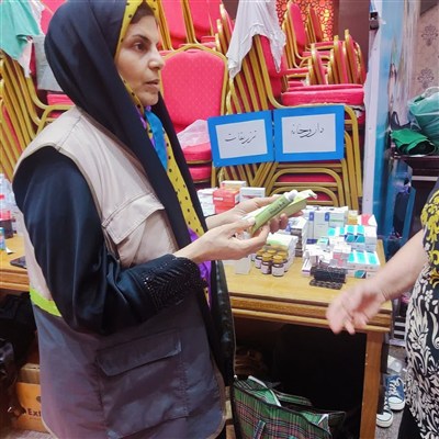 خدمت رسانی موکب درمانی حضرت ابوالفضل بسیج جامعه پزشکی لرستان در کربلا و نجف
