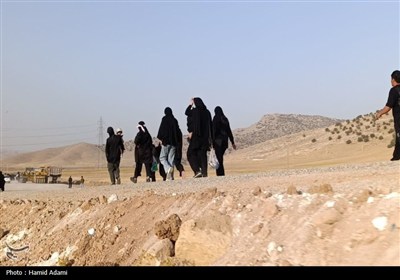 پیاده‌روی بزرگ جاماندگان اربعین در کوهدشت