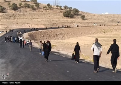 پیاده‌روی بزرگ جاماندگان اربعین در کوهدشت