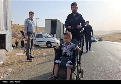 پیاده‌روی بزرگ جاماندگان اربعین در کوهدشت