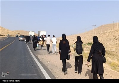 پیاده‌روی بزرگ جاماندگان اربعین در کوهدشت