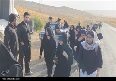 پیاده‌روی بزرگ جاماندگان اربعین در کوهدشت