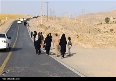 پیاده‌روی بزرگ جاماندگان اربعین در کوهدشت