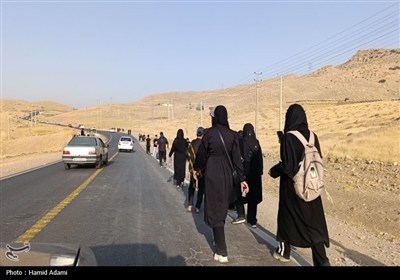 پیاده‌روی بزرگ جاماندگان اربعین در کوهدشت