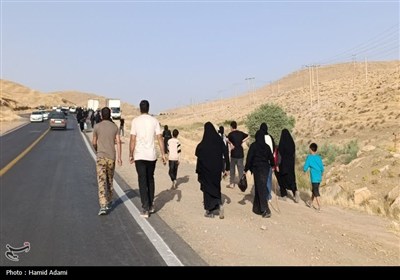 پیاده‌روی بزرگ جاماندگان اربعین در کوهدشت