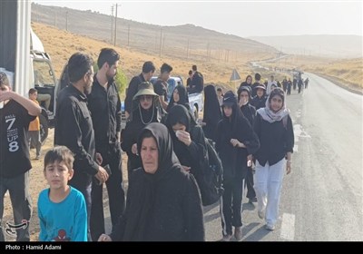 پیاده‌روی بزرگ جاماندگان اربعین در کوهدشت