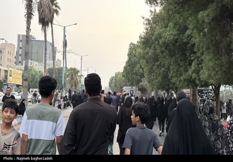 حضور گسترده جاماندگان اربعین در بندرعباس؛ گام‌هایی از خلیج فارس تا یاد کربلا+فیلم