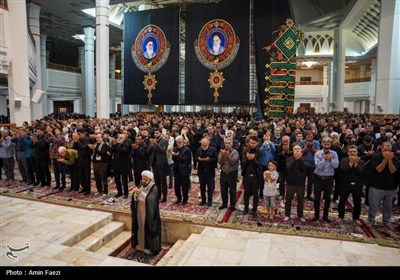 مراسم سوگواری اربعین حسینی در سومین حرم اهل بیت (ع)