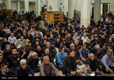 مراسم سوگواری اربعین حسینی در سومین حرم اهل بیت (ع)