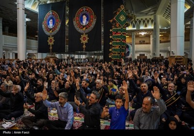 مراسم سوگواری اربعین حسینی در سومین حرم اهل بیت (ع)