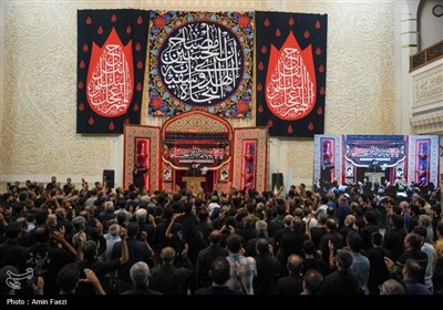 مراسم سوگواری اربعین حسینی در سومین حرم اهل بیت (ع)