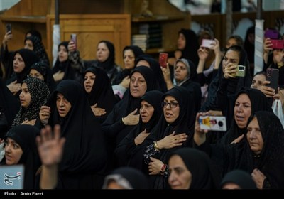 مراسم سوگواری اربعین حسینی در سومین حرم اهل بیت (ع)