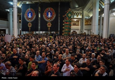 مراسم سوگواری اربعین حسینی در سومین حرم اهل بیت (ع)