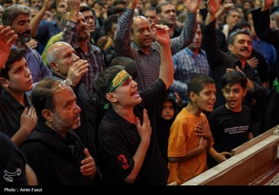 مراسم سوگواری اربعین حسینی در سومین حرم اهل بیت (ع)