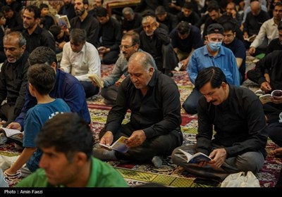 مراسم سوگواری اربعین حسینی در سومین حرم اهل بیت (ع)