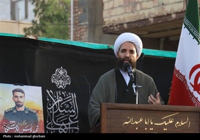 تشییع شهید جاویدالاثر اقتدار ملی یونس نوفرستی در نوفرست