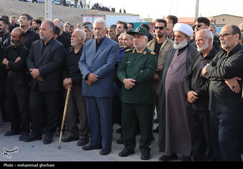 تشییع شهید جاویدالاثر اقتدار ملی یونس نوفرستی در نوفرست
