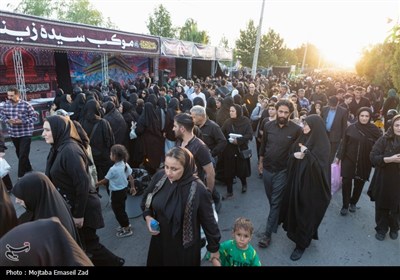 پیاده روی جاماندگان اربعین حسینی در ارومیه