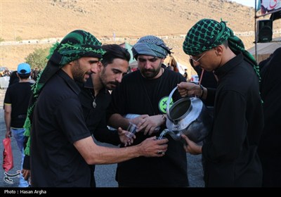مراسم جاماندگان اربعین حسینی در زنجان