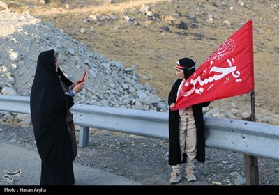 مراسم جاماندگان اربعین حسینی در زنجان