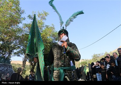 مراسم جاماندگان اربعین حسینی در زنجان