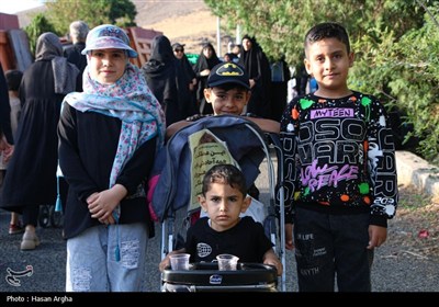 مراسم جاماندگان اربعین حسینی در زنجان