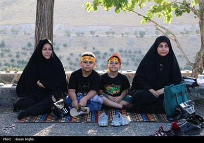 مراسم جاماندگان اربعین حسینی در زنجان