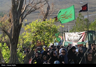 مراسم جاماندگان اربعین حسینی در زنجان